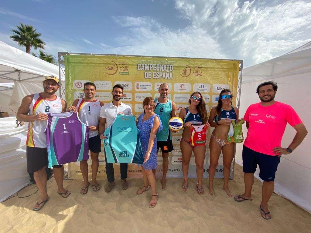 Intensa primera jornada del Higuerón Resort Campeonato de España de Vóley Playa 2022