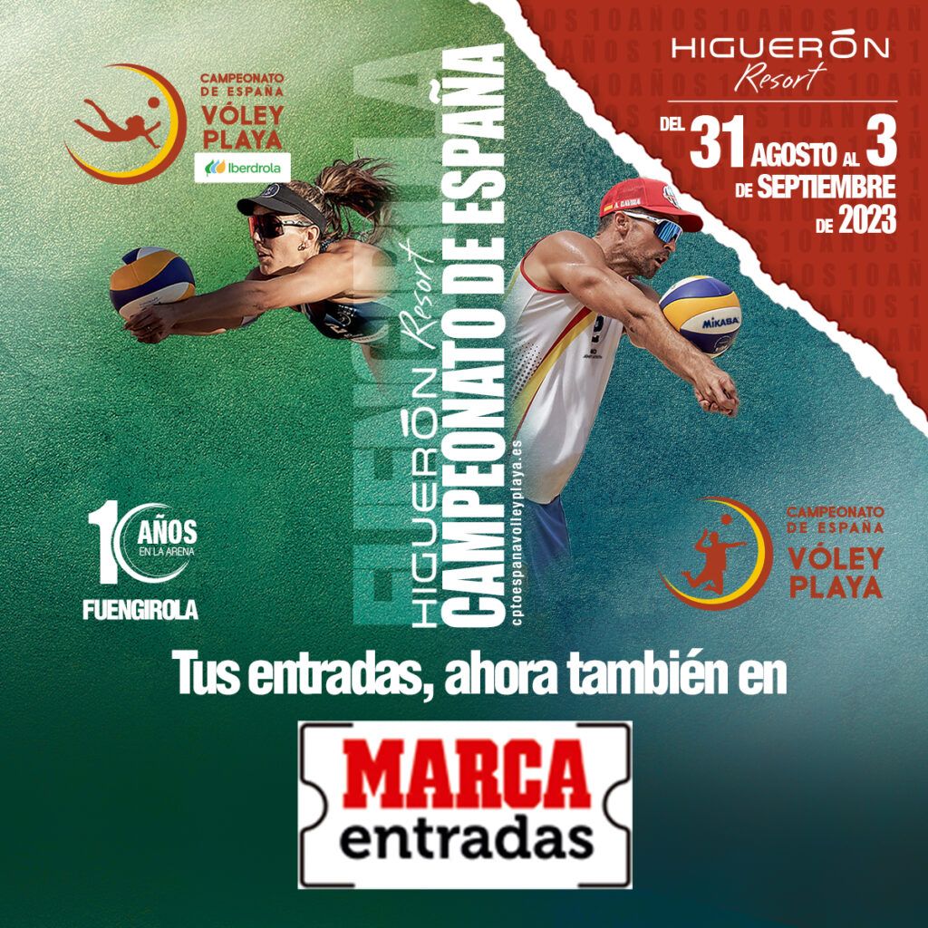 MARCA, nuevo media partner oficial del Higuerón Resort Campeonato de España de Vóley Playa